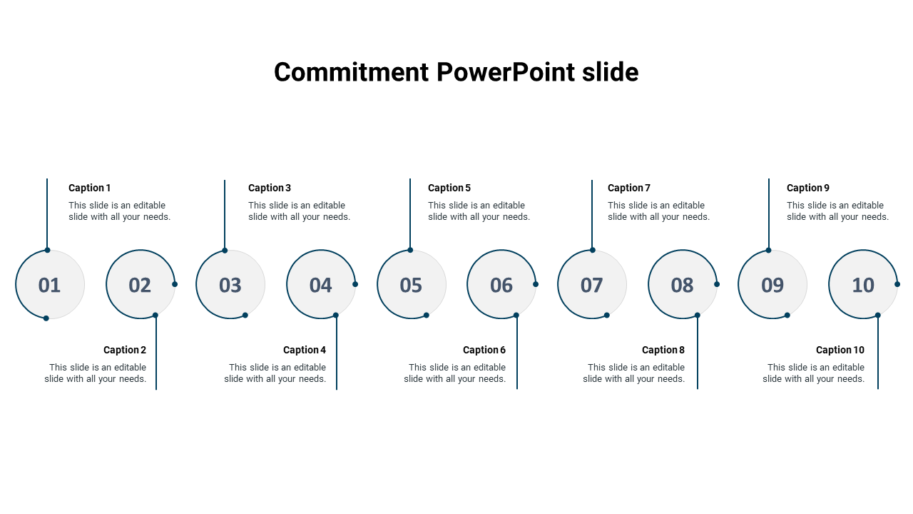 Commitment PowerPoint slide